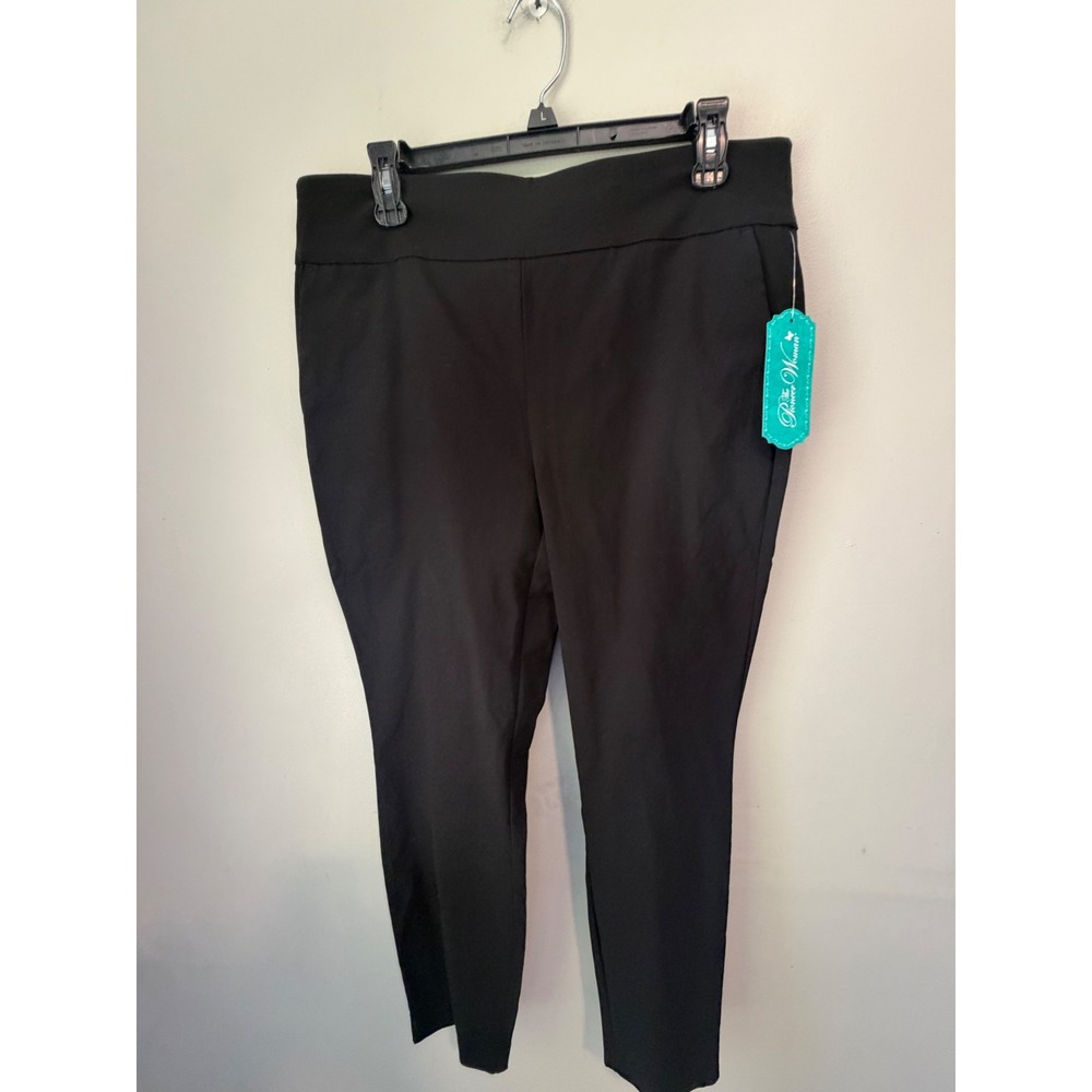 The Pioneer Woman Womens Black Millennium Pull-On Pants Size L 152S5372PW